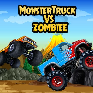 monster truck vs zombie  pic