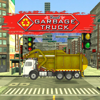 real garbage truck  pic